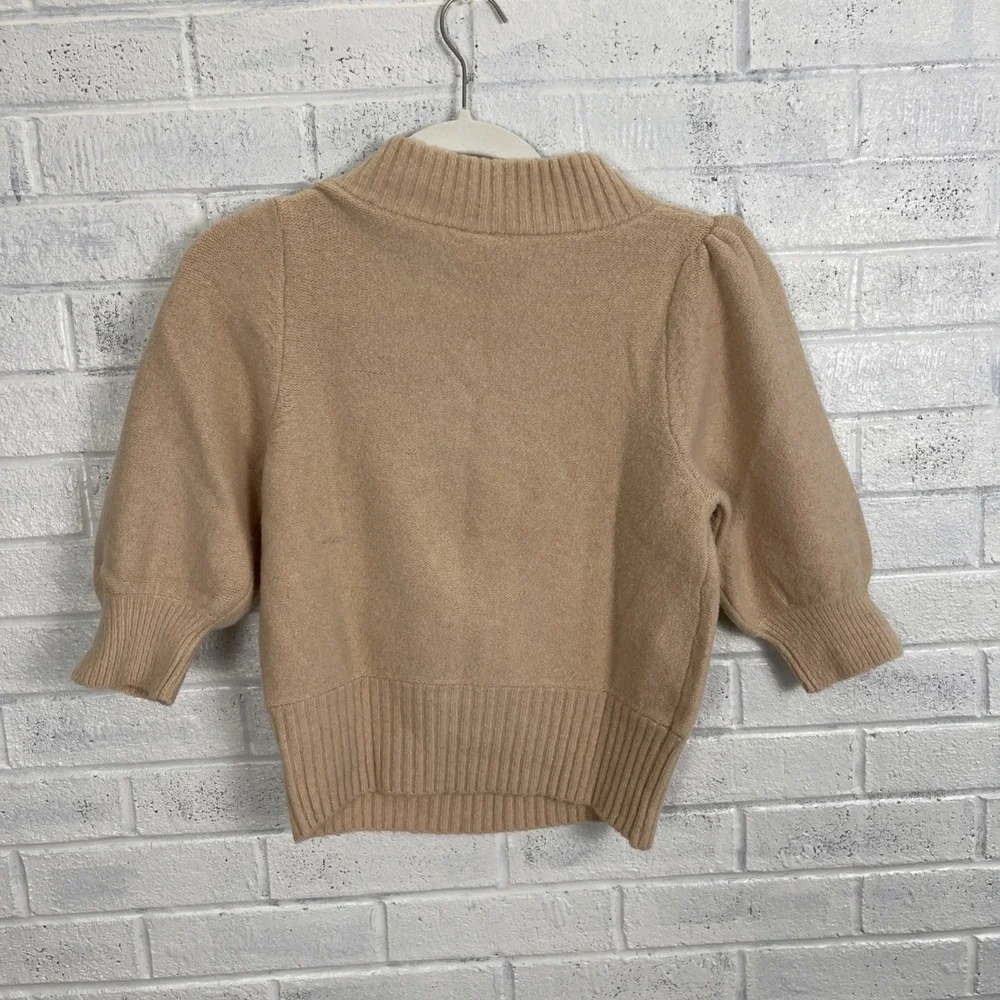 Free People Sugar Pie Sweater Womens Size S Majestic Oak Quiet Luxury Minimalist - Picture 2 of 10
